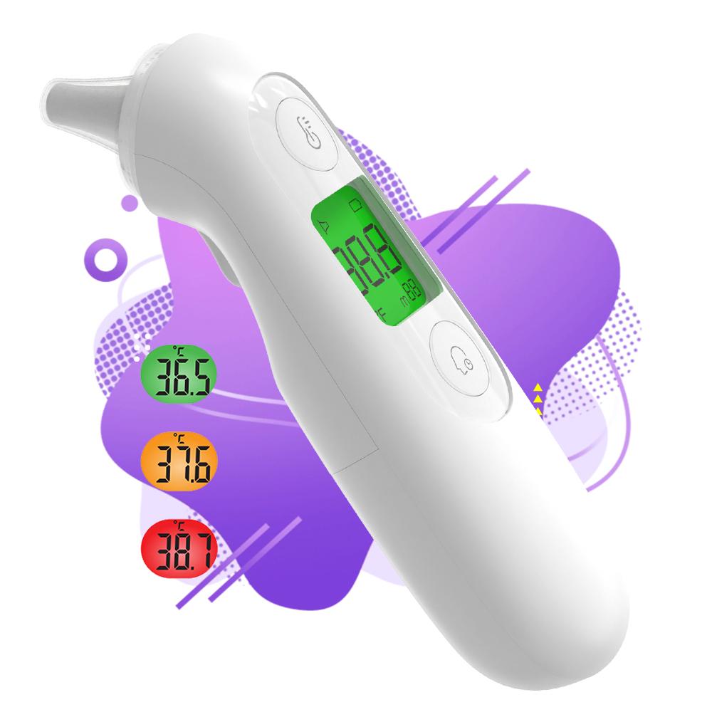 HUAAN MED Electronic Non Contact Thermometer Medical Termometro Baby Digital Thermometer Infrared Forehead Ear Thermometer Plastic
