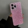 Bling Glitter Leather Case For iPhone 16 15 14 13 12 11 Pro Max Sparkling Soft Silicone Shockproof Plating Bumper Cover