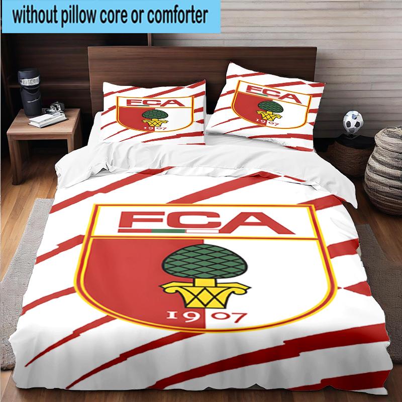3PCS Augs-burg Crest Bedding Set,Including 1pc Duvet Cover And 2pcs Pillowcases Perfect for Bedroom, Dormitory, Fan Christmas Gift