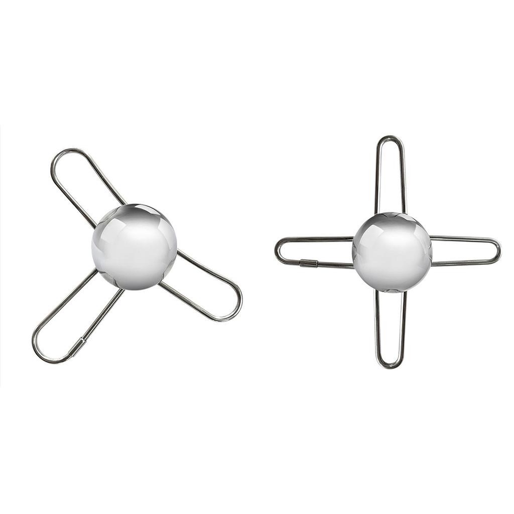 Iskulor i stål för svalkande uppfriskning Kylande iskula med hållare Puck med ställ Isbollar för smakrika klunkar