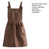 Kitchen Apron with Pockets Strap Adjustable Breathable Thin Ladies Princess Skirt Coffee Garden Work Clothes Daily Use