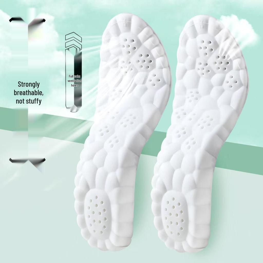Footprint 4D Sports Einlegesohlen - PU Fußgewölbestütze, Antibakteriell, Geruchsresistent, Schweißabsorbierend, Atmungsaktiv, Hohe Elastizität, Stoßdämpfung.