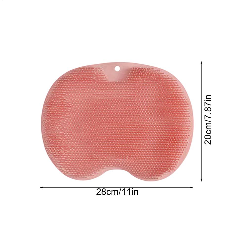 

Silicone Shower Foot Scrubber & Massager Non-Slip Cleaning Pad Portable Foot Mat for Bathroom Floor, Travel Spa Home Use