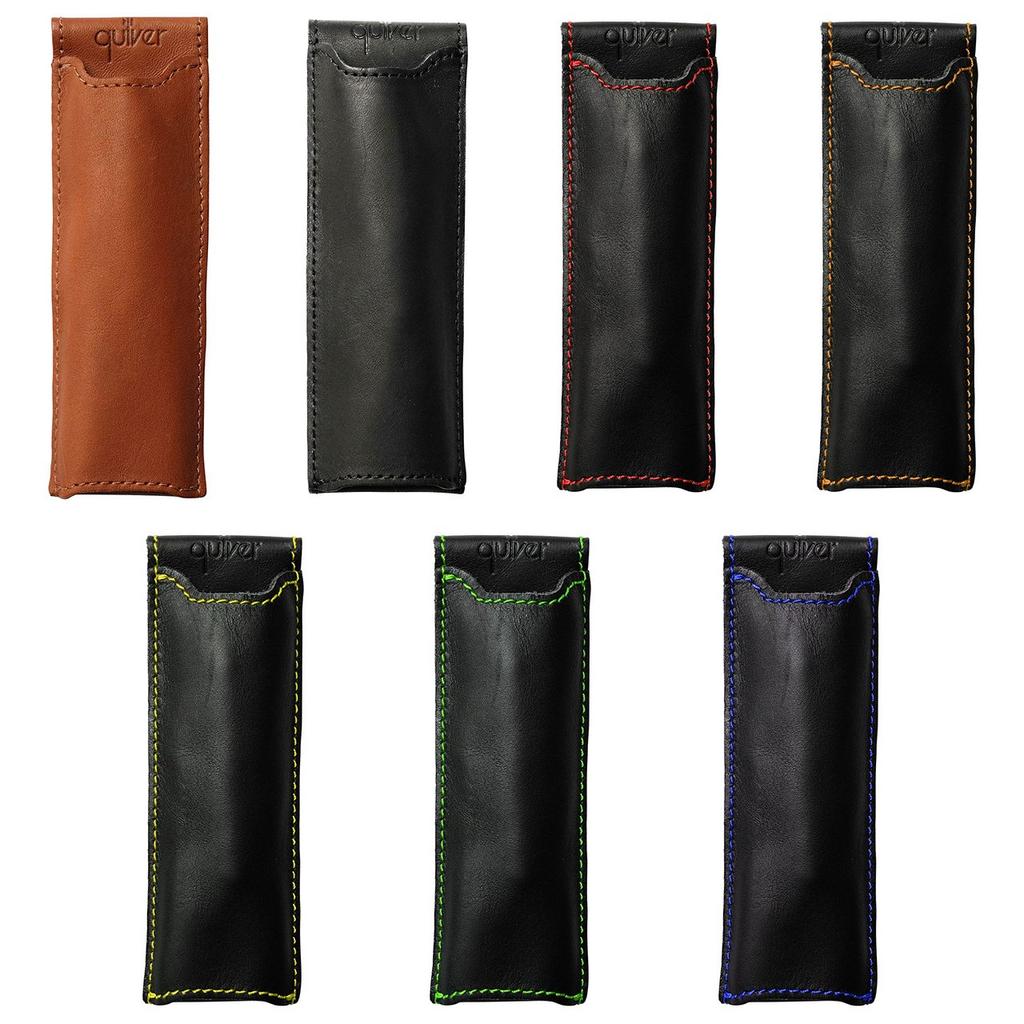 Quiver Two-Pen Holder for Moleskine Hardcover (A6) Brown Leather