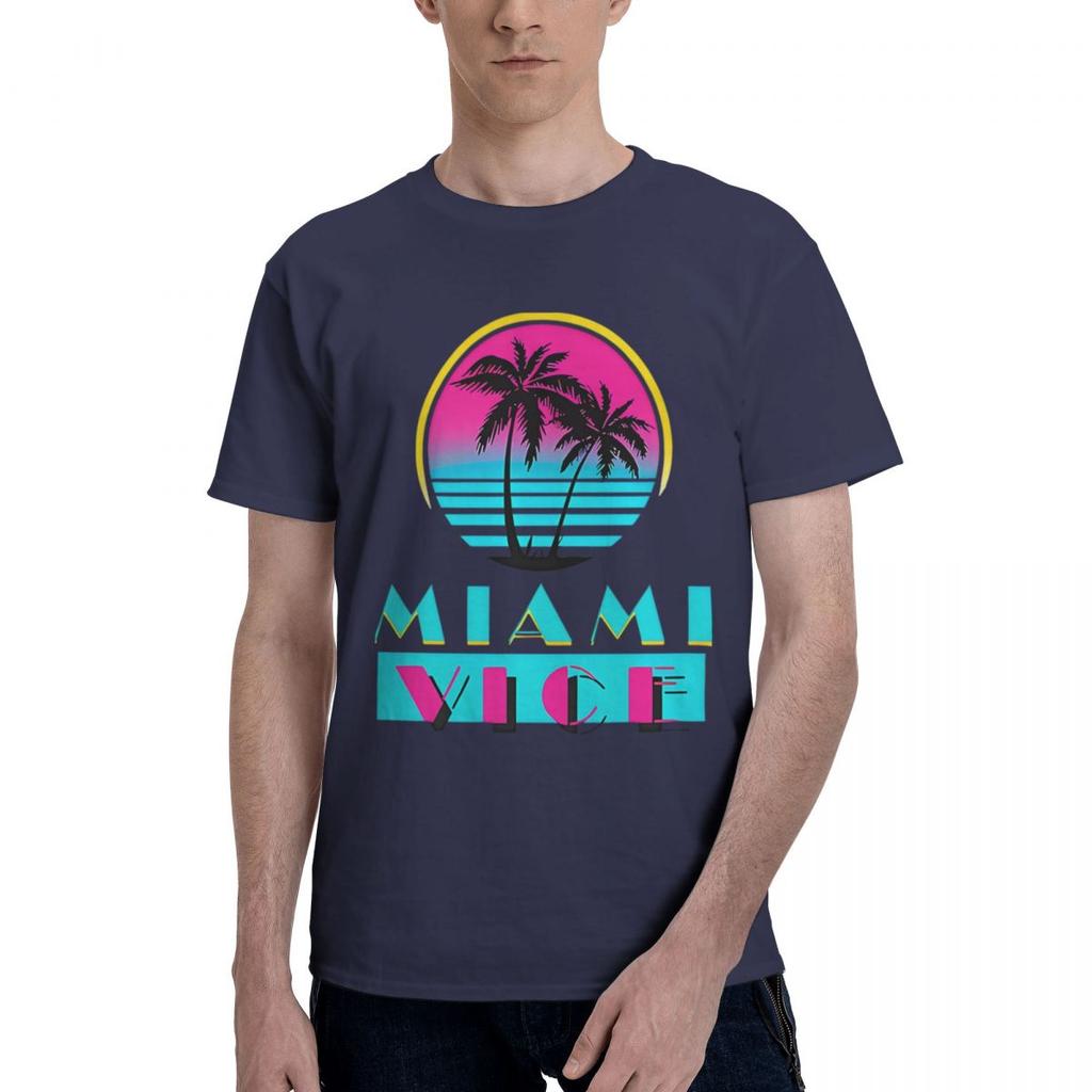 Miami Vice Kolekce 100% Bavlna Ležérní Prodyšné Pohodlné Oblečení Designové Oblečení Muži Pánské Oblečení