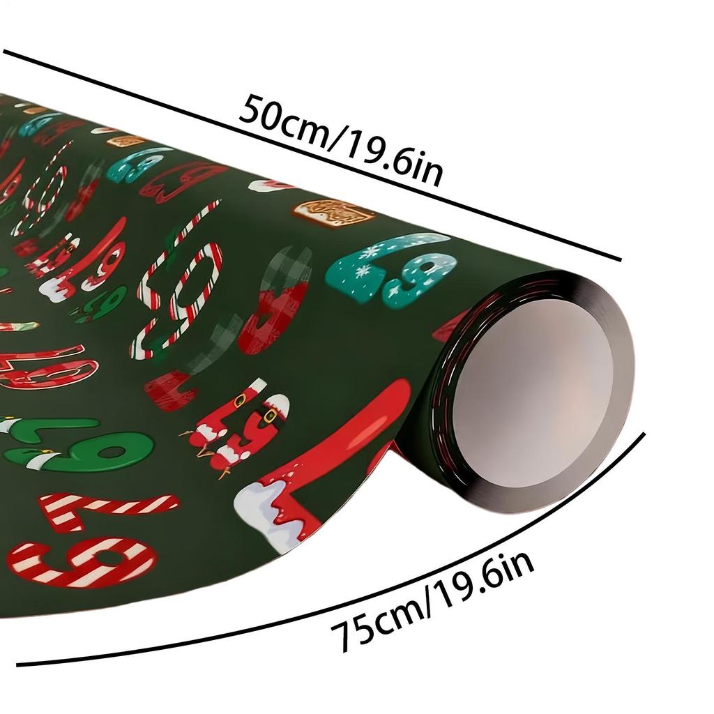 Christmas Wrapping Number 20 Pieces Packaging Traditional Holiday Wrap Paper For Tradition Holiday Cheer Home Sharing