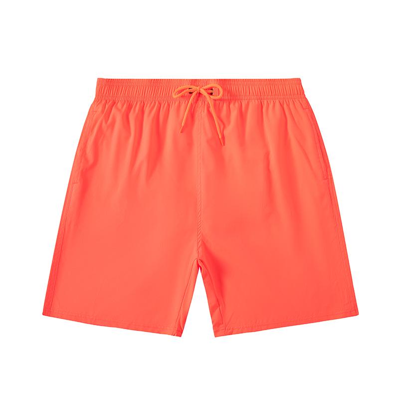 Herre ensfarget strand-surfeshorts - Casual sportsshorts i stor størrelse
