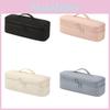 Travel Nylon Dual Layer Hair Dryer Storage Bag With Dividers For Bathroom Organization