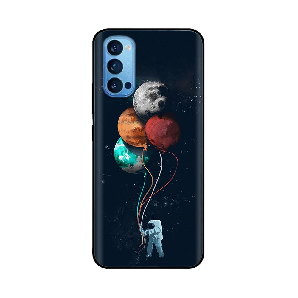 For Oppo Reno4 Pro 5G Case Soft TPU Black Silicone Phone Back Cover for OPPO Reno 4 Reno4 Pro 5G 4G Case Funda Coque Bumper Capa