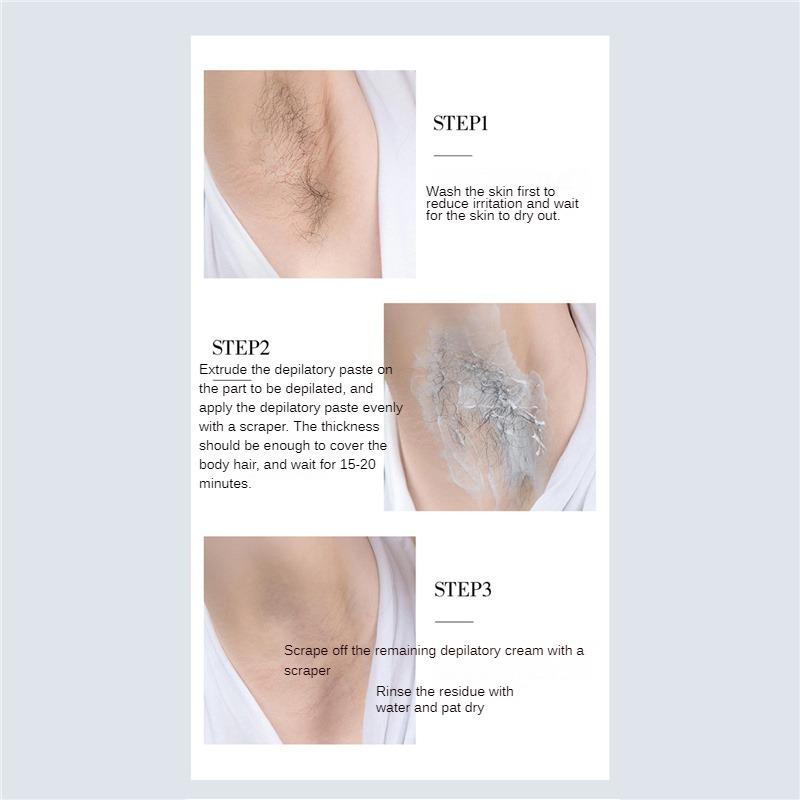 80g Fullbody Painless Mild Non-stimulus Legs Arms Depilation Cream Armpit BodyHair Remove Tool for Women Men Summer