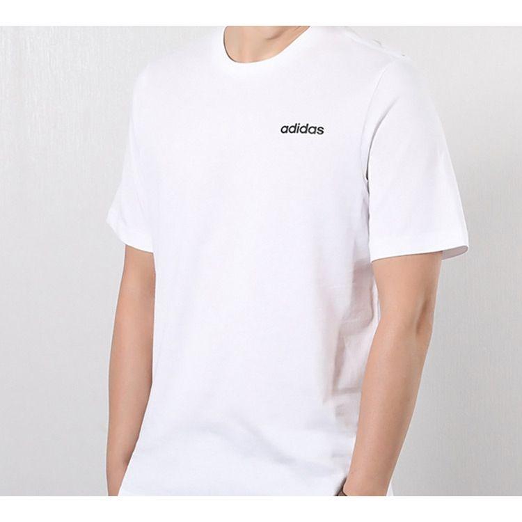 Adidas Essential Plain Tee Men Tops White DQ3089