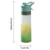 1-8PCS Spacious Outdoor Use Portable Handy Cup Straw Mist Water Bottle Running Exercise Outdoor Use Athletic Drinking Water Bottle