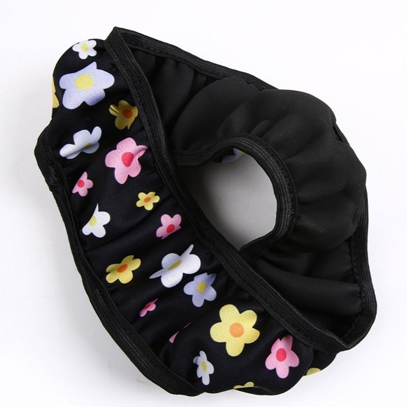 Elegant Auto Steering Wheel Covers with Flower Pattern, Soft Fabric Grip, Secure Comfortable Driving Quick Installation