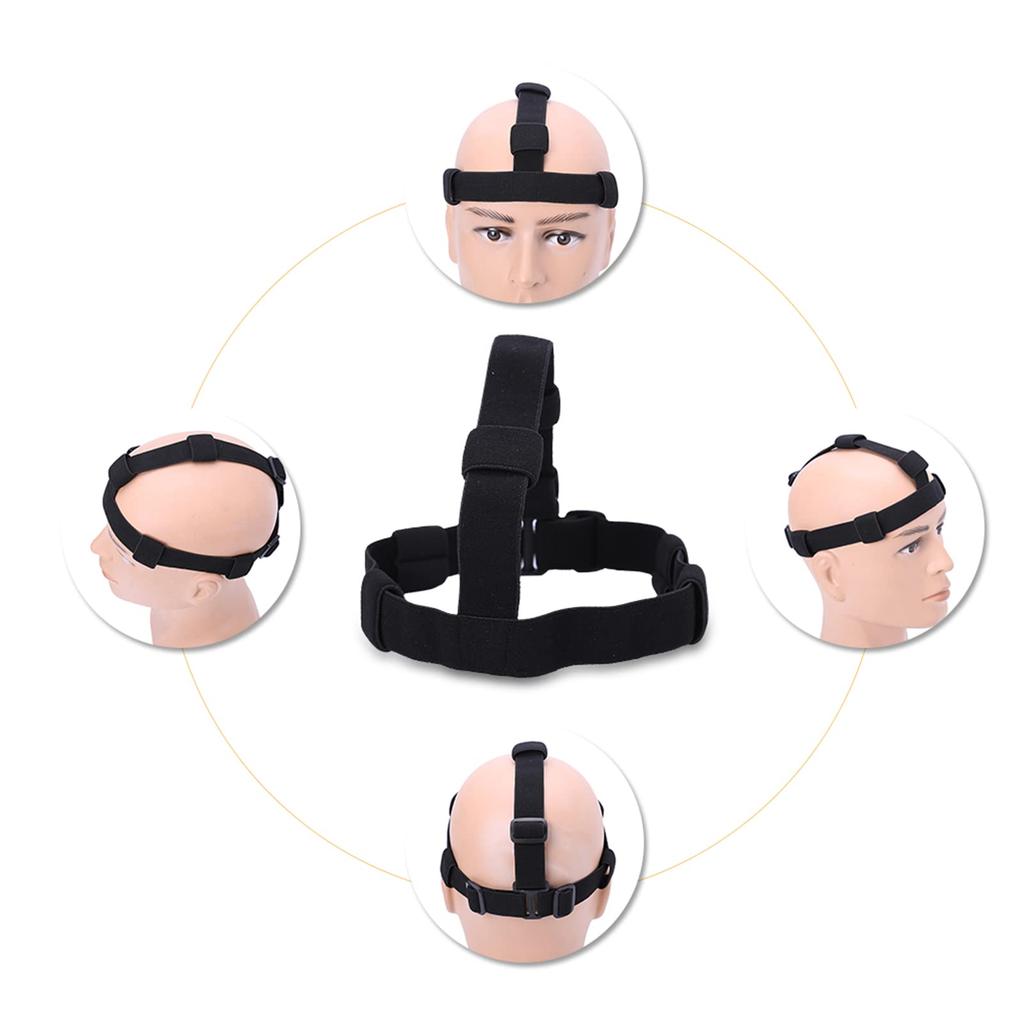 Yctze Ersatz-Stirnlampe Kompatibel mit Allen 3 Taschenlampen Schwarzes Stirnlampenband für Outdoor-Aktivitäten Band, Halterungen,