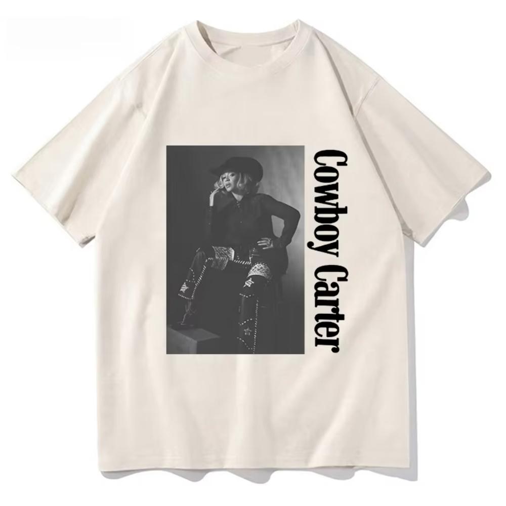 Beyoncé COWBOY CARTER TOUR 2026 Tshirt Cotton Summer Women Unisex Tshirts Short Sleeve Oneck Loose Teeshirt Unisex Tees Printed Top