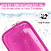 WaterProof Clear Travel Makeup Organizer Bag For Purse Cute Preppy Cosmetic Zipper Pouch Transparent PVC Nylon Coin Sanitary Napkin Storage Case