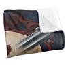 JQ Licensing Silky Skull & Guns Supersoft Blanket
