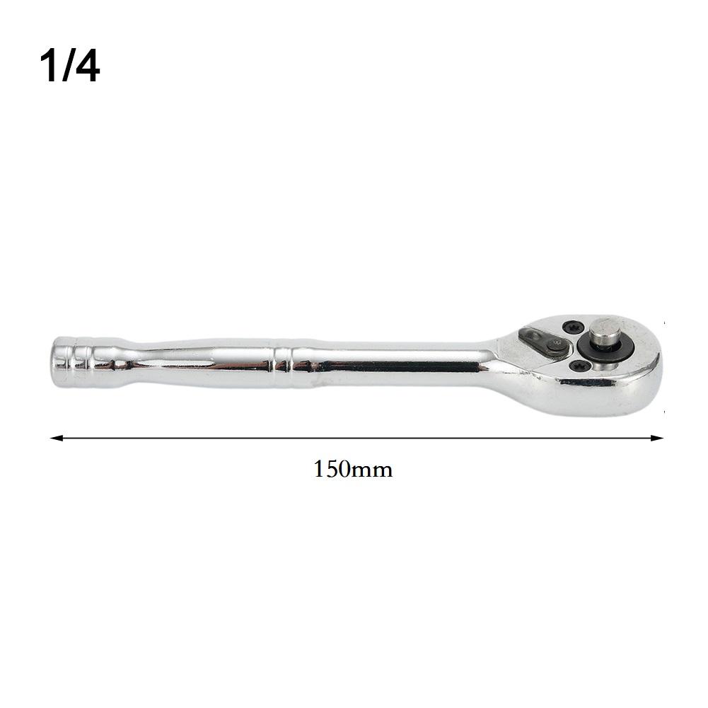 1/4 3/8 1/2 High Ratchet Wrench Socket Quick Release Square Head Spanner Reversible Adjustable Quick Release Ratchet Wrenches