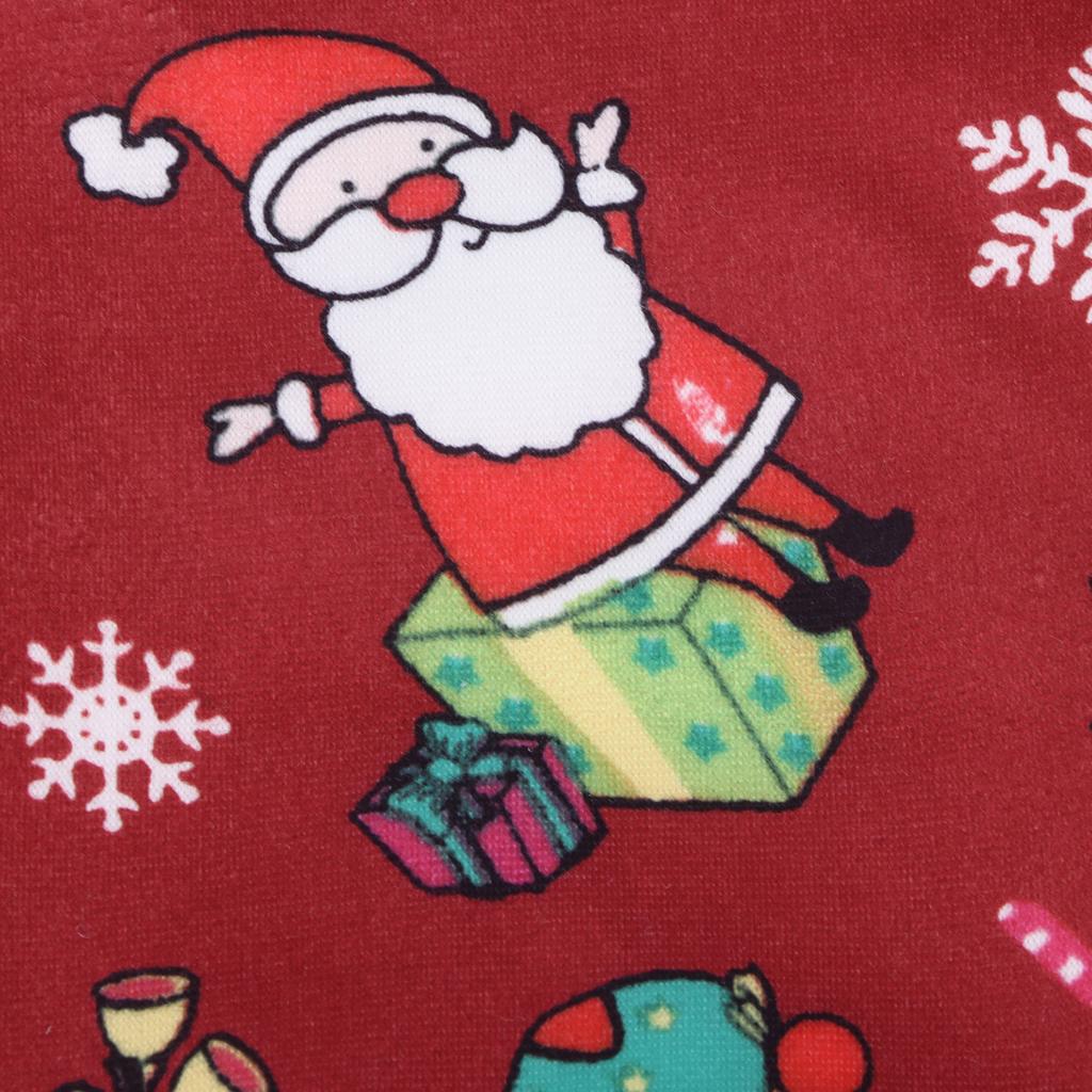 Pet Sweater Red Santa Lovely Cartoon Printing Warm Dog Christmas Clothes for Small Pet Christmas Costume