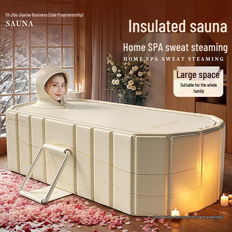 Foldable Full Body Soak Tub for Adults – Double Person Bath & Shower Bathtub
