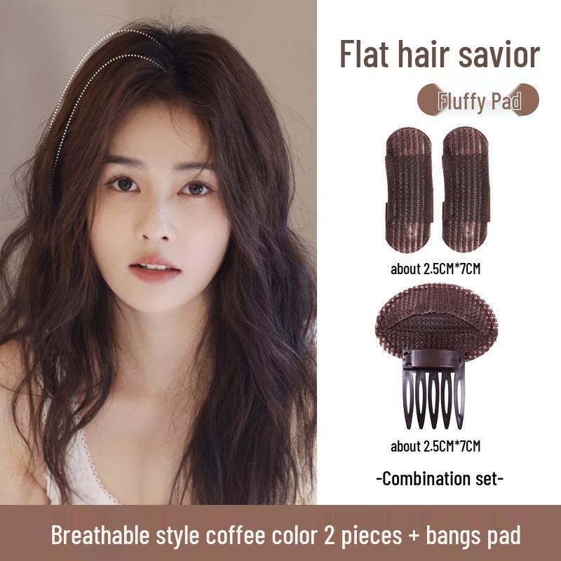High Crown Hair Root Fluffy Wiglet - Invisible Hair Bun & Comb Accessory