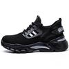 Men summer anti-smashing anti-stabbing breathable steel head soft sole comfortable lightweight work safety shoes M719