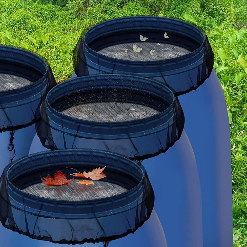 Duurzaam Gaas Afdekkingsnet Voor Regentonnen PE Wateropvang Emmer Tank Regenwateropvang Anti-Muggen Waterbescherming