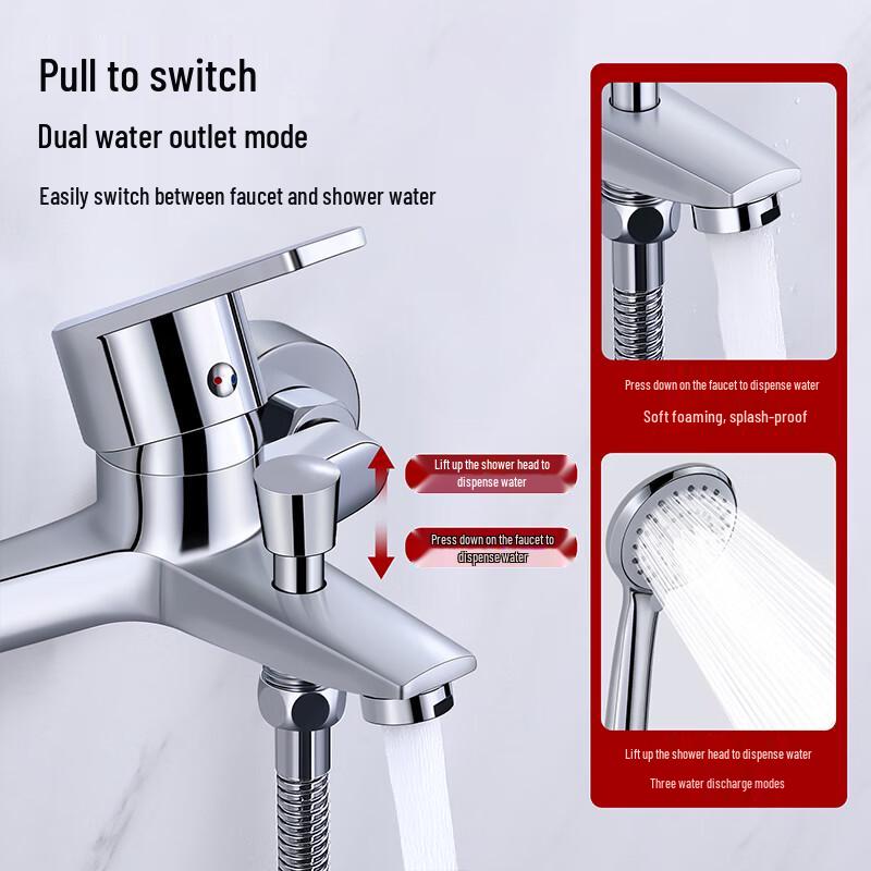 Larsd Bathtub Shower Faucet Mixer Set