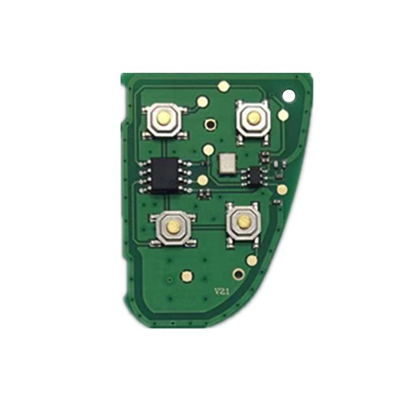 Autoschlüssel Platine für 2001-2008 Jaguar 4-Tasten Fernbedienung (315/433MHz)