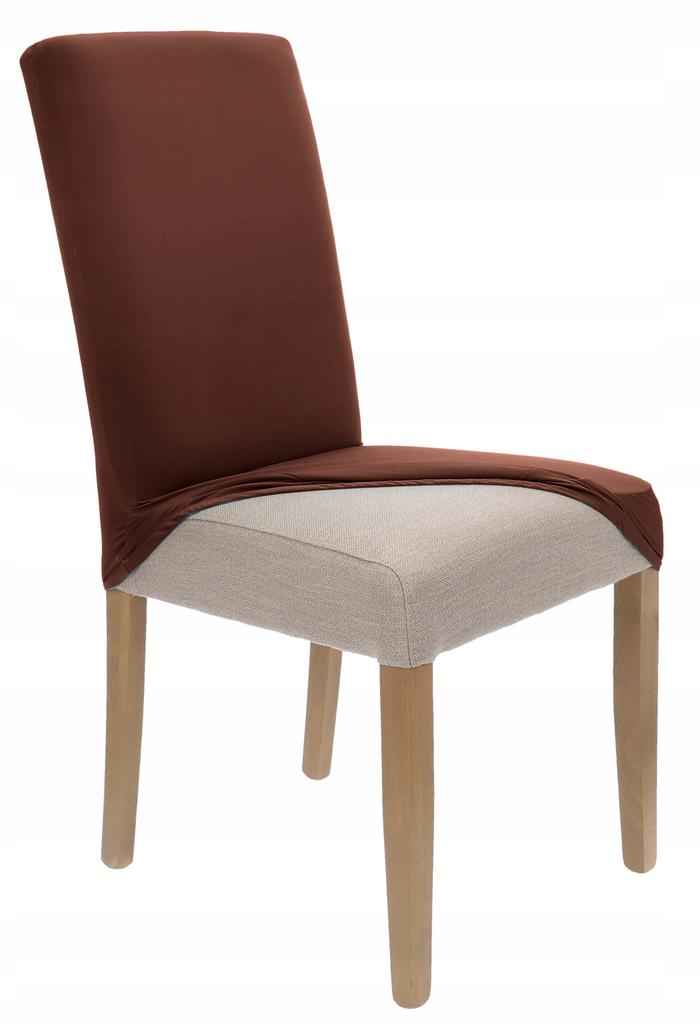 Brown Elastic Chair Cover [21C]