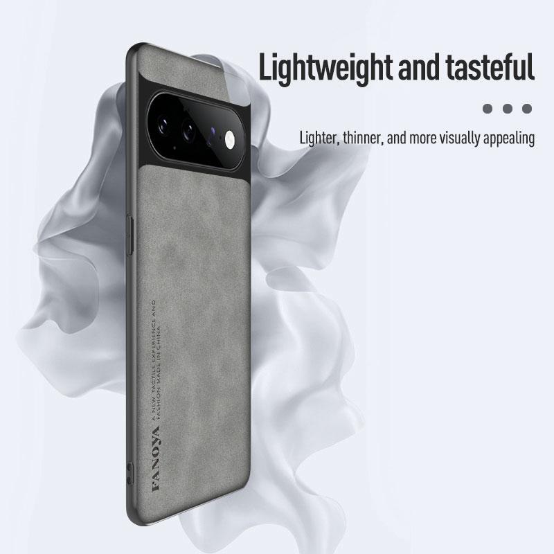 EUCAGR For Google Pixel 11 Pro XL Luxury Sheepskin PU Leather Phone Case For Pixel 11Pro XL Silicone Shockproof Back Cover