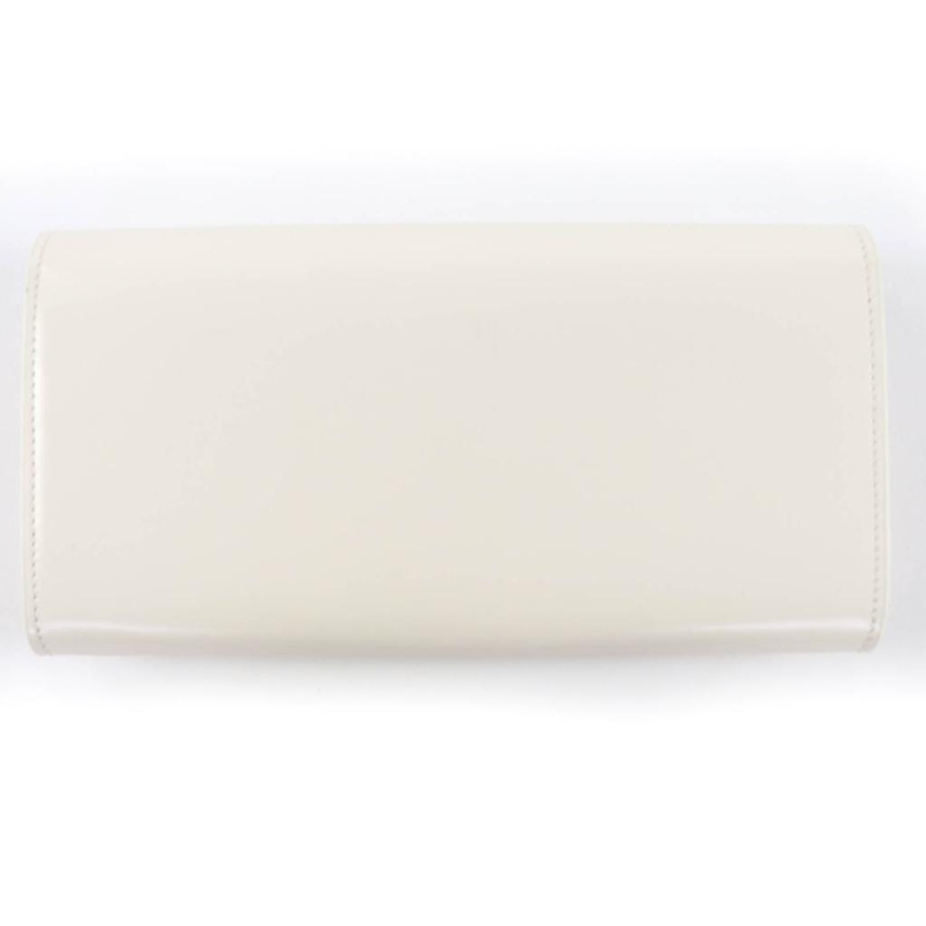 Pristine JIL SANDER Purse Long wallet white leather Women Used
