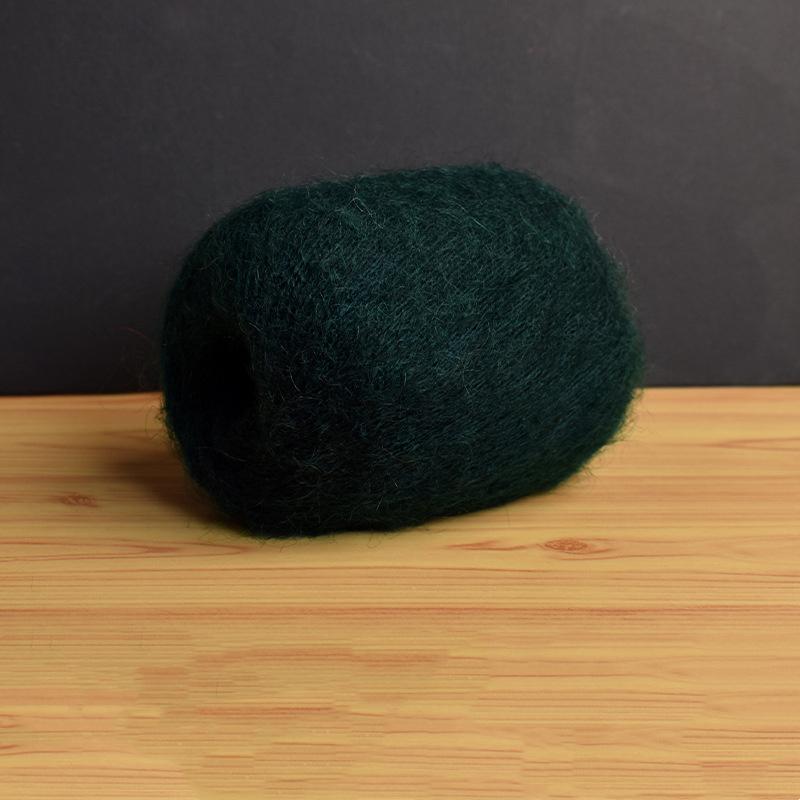 Mohair Fine Wool Yarn Knitting Sewing Thread Soft Skin-friendly Crochet for Sweater Scarf Shawl