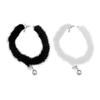 Soft Plush Necklace Warm Fashion Accessory Suitable for Youthful Women Seeking Comfort and Style in Cold Weather