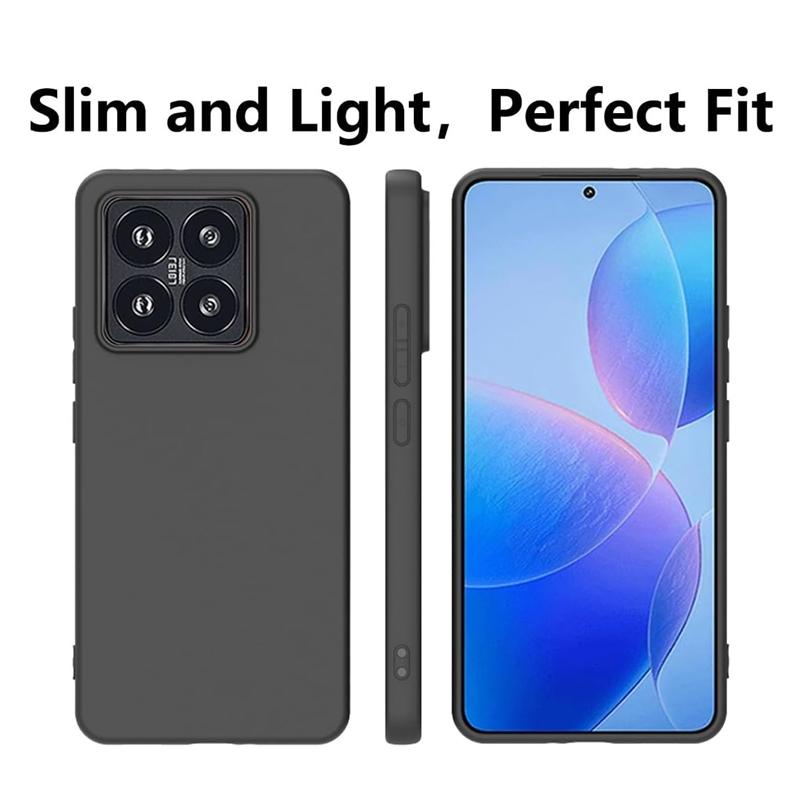 Husă Flexibilă din TPU Silicon Lichid Pentru Xiaomi 14T Pro Mi 14 13 12 Lite 13T 12T 5G Husă Protectoare Fundas Coque Capa