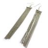Les Trésors De Lily [M8204] - Silver 'Choreography' Designer Earrings