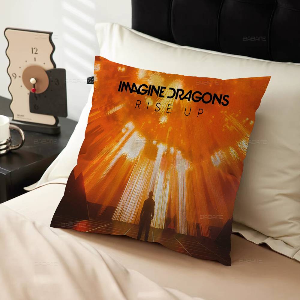Band I-Imagine Popular D-Dragons Office Cushion Pillowcase Car Cushion Cover45X45CM Lumbar Pillowcase Sofa Pillowcover
