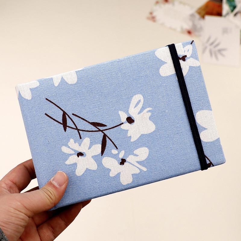 Classic Cloth Cover Photo Album With String Binding For Memories And Gift Use