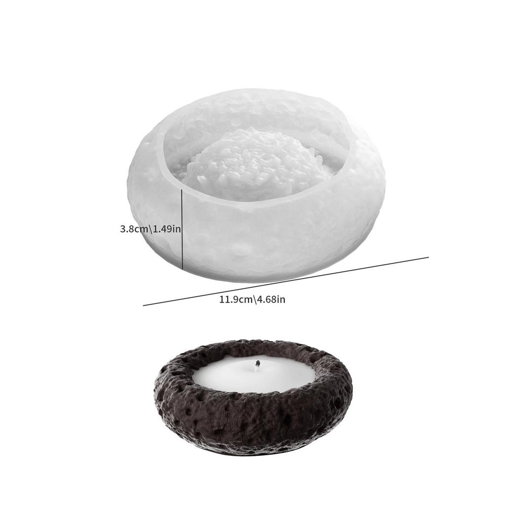 Hedgehog Goldfish Aromatherapy Candle Cup Silicone Mold Drip Glue DIY Stone Pattern Rock Animal Python Gypsum Storage Cup