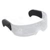 LED Visor Brille 7 Farben 4 Modi Leuchtende Cyberpunk Futuristische Brille für Party Cosplay Musik