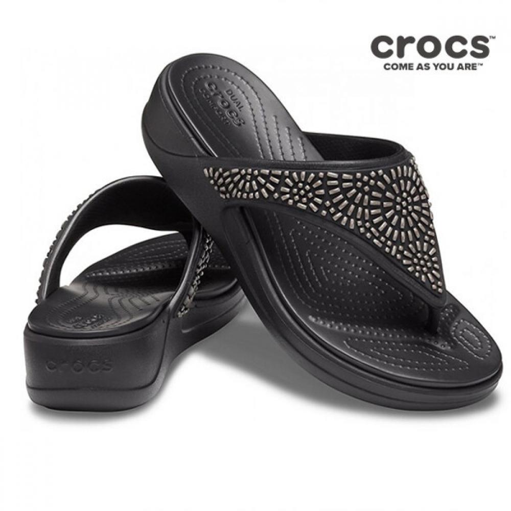 

Crocs Slipper Sandals Tqj 206343 001 Crocs Monterey Diamante Wdgfpw Blk 220