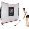 Gagalileo Golf Practice Net, 2.1 X 2.1M, Space-Saving, Easy To Assemble, with Target, for Indoor and Outdoor Use, Training, Swing Practice