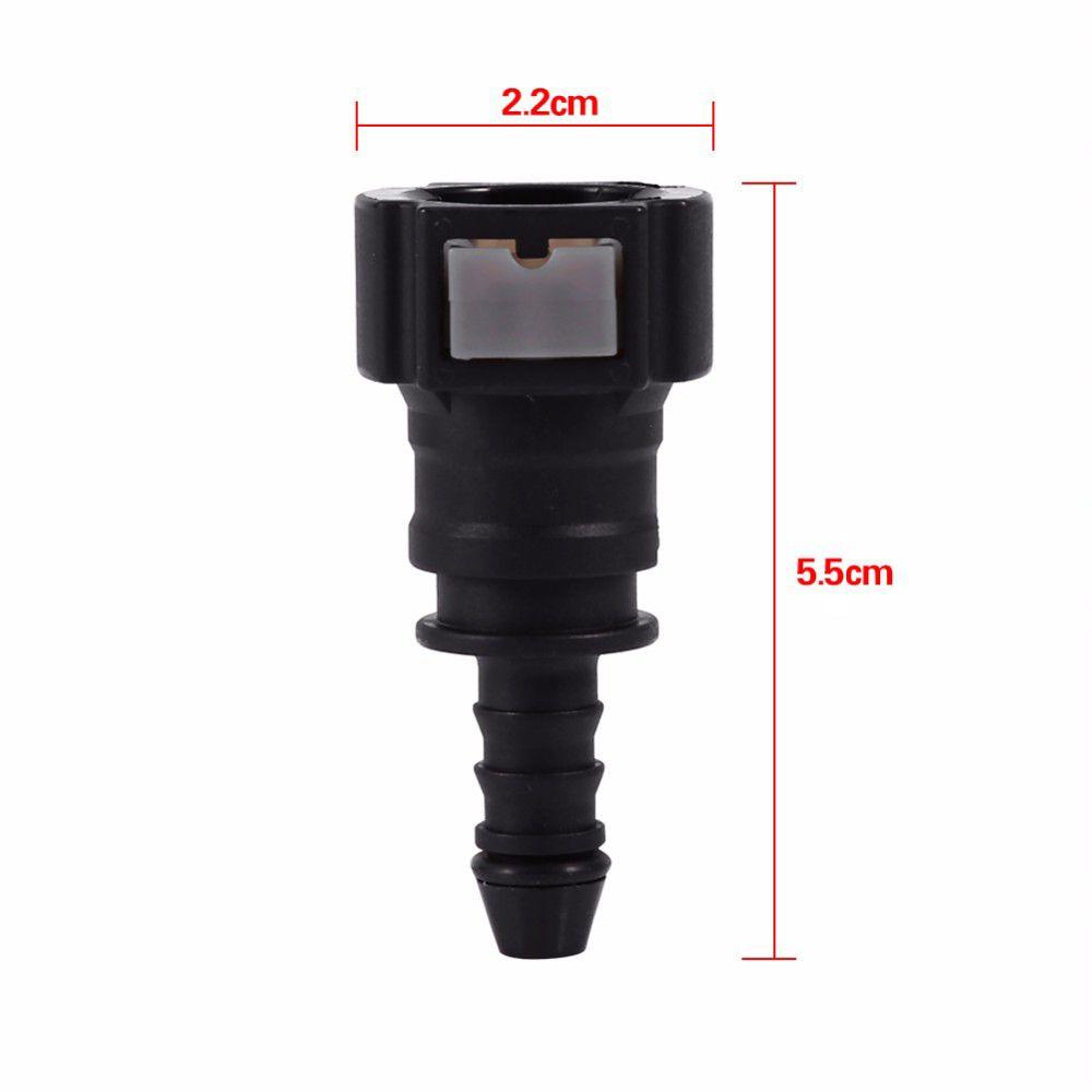 1pc Fuel Line Quick Release Connect Connector Motorcycle Hose Coupler 8mm Female 9.89 Straight Fuel Line Quick Connector
