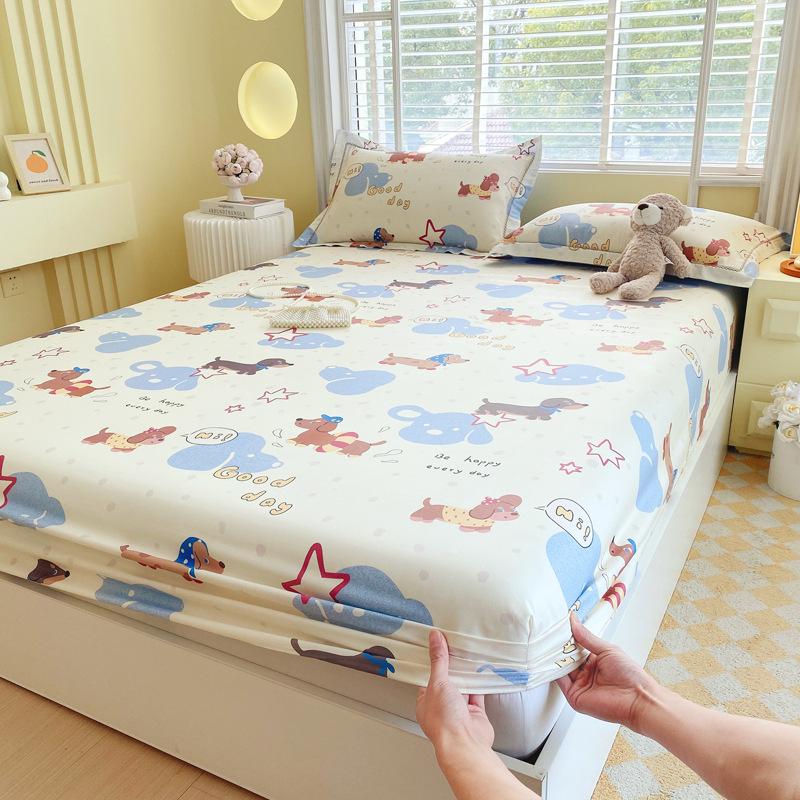 100% Cotton Maternal and Infant Grade Pure Cotton Single-piece Mattress Mattress Protective Cover All-inclusive Bed Sheet Washable Protective Cover