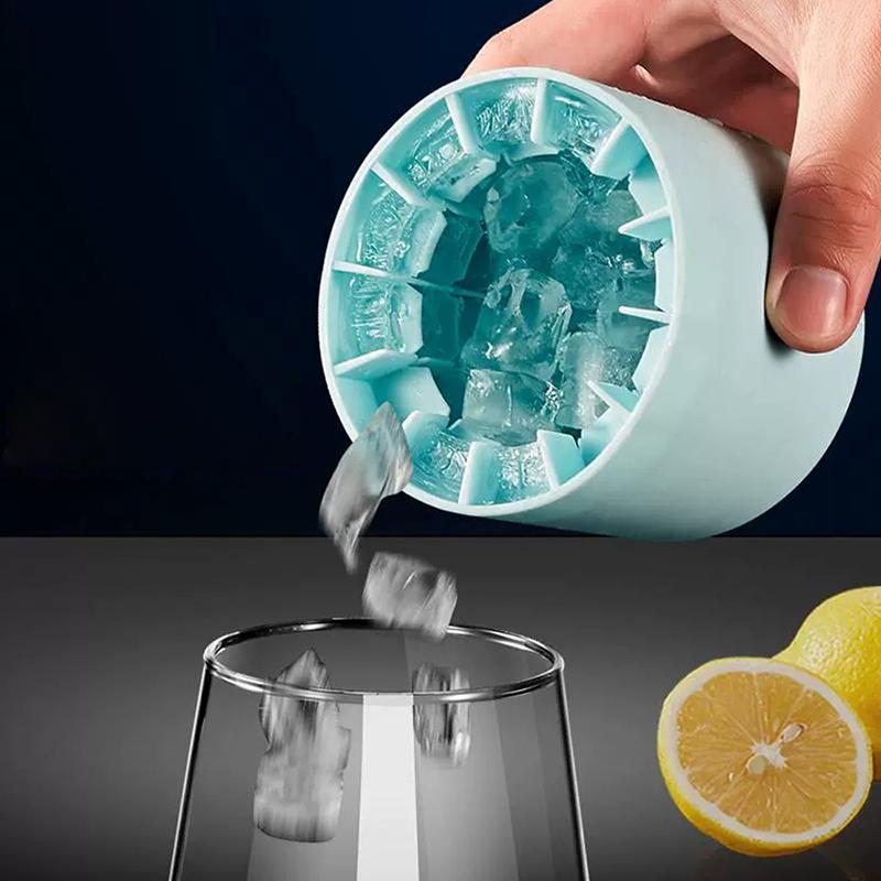 Ice Bucket Cup Mold Ice Cubes Tray Food Grade Quickly Freeze Silicone Creative Design Frozen Drink Maker for Whiskey Beer