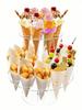 Acrylic Transparent Ice Cream Cone Display Stand