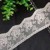 3Meters/lot 6.7cm wide white beige snowflake mesh embroidery lace children's clothing home textile women's clothing skirt decoration accessories