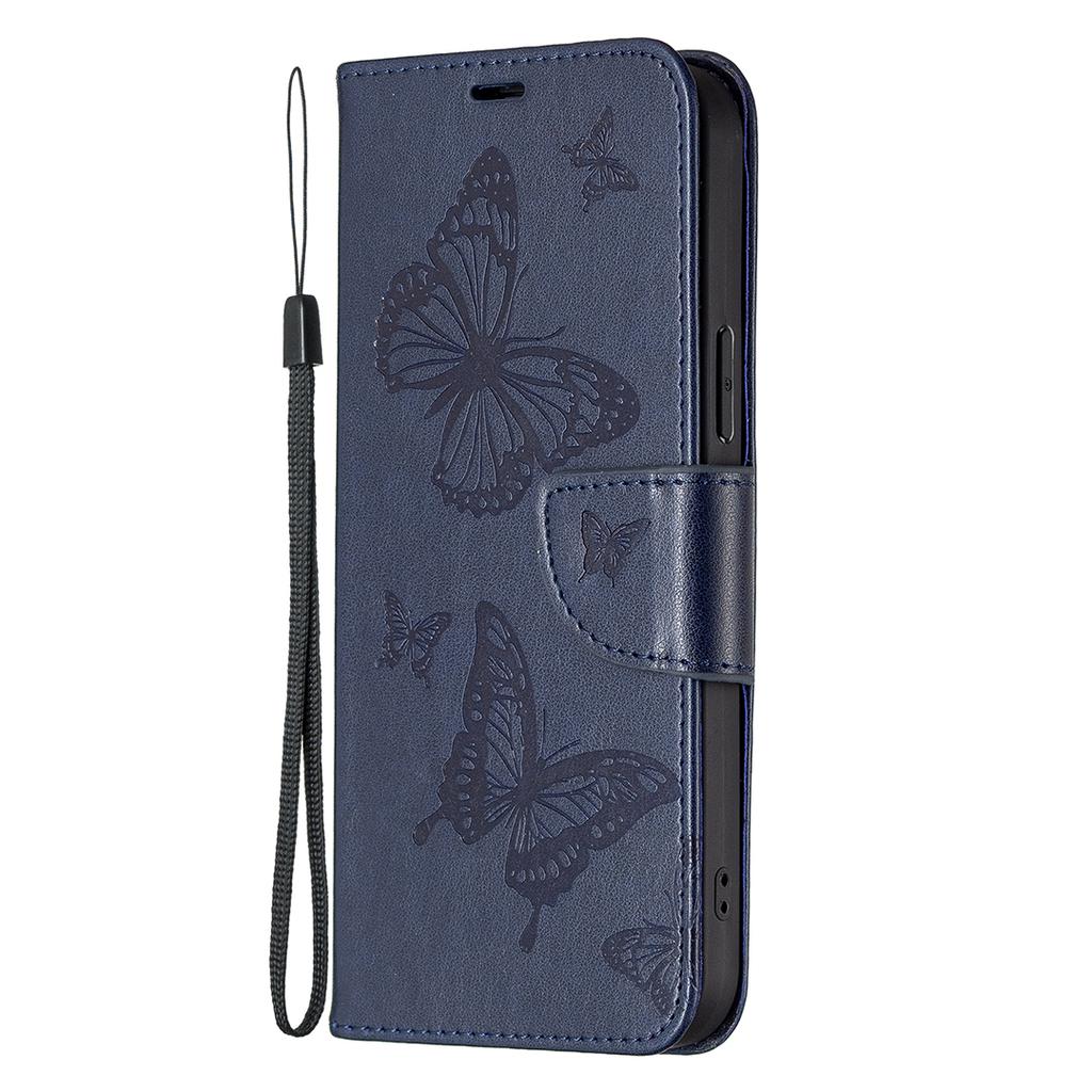 For Xiaomi Redmi Note 13 5G Leather Case Wallet Phone Cover Butterfly Pattern