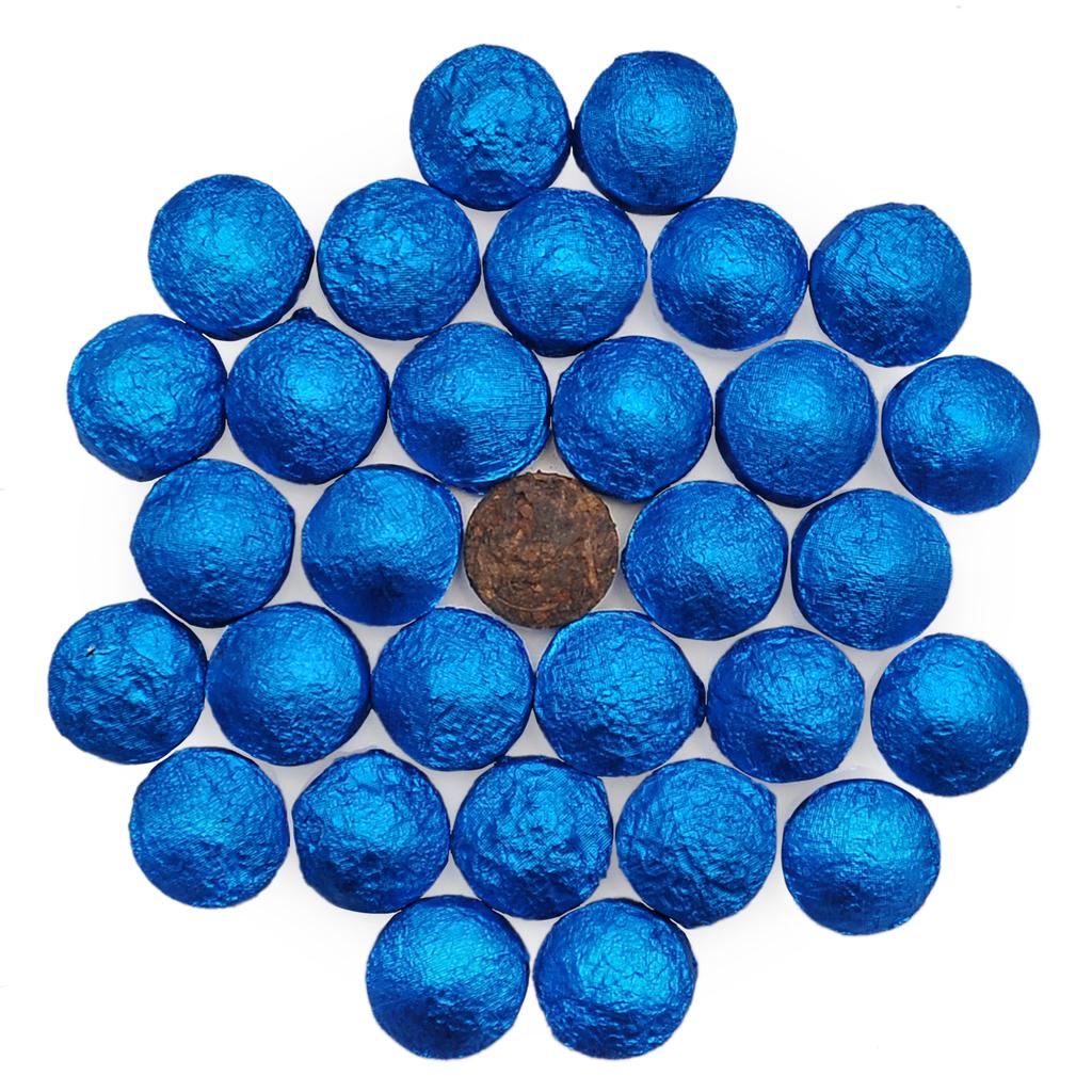 Herbata czarna prasowana TUOCHA Niebieska - 50g Liściasta Chińska