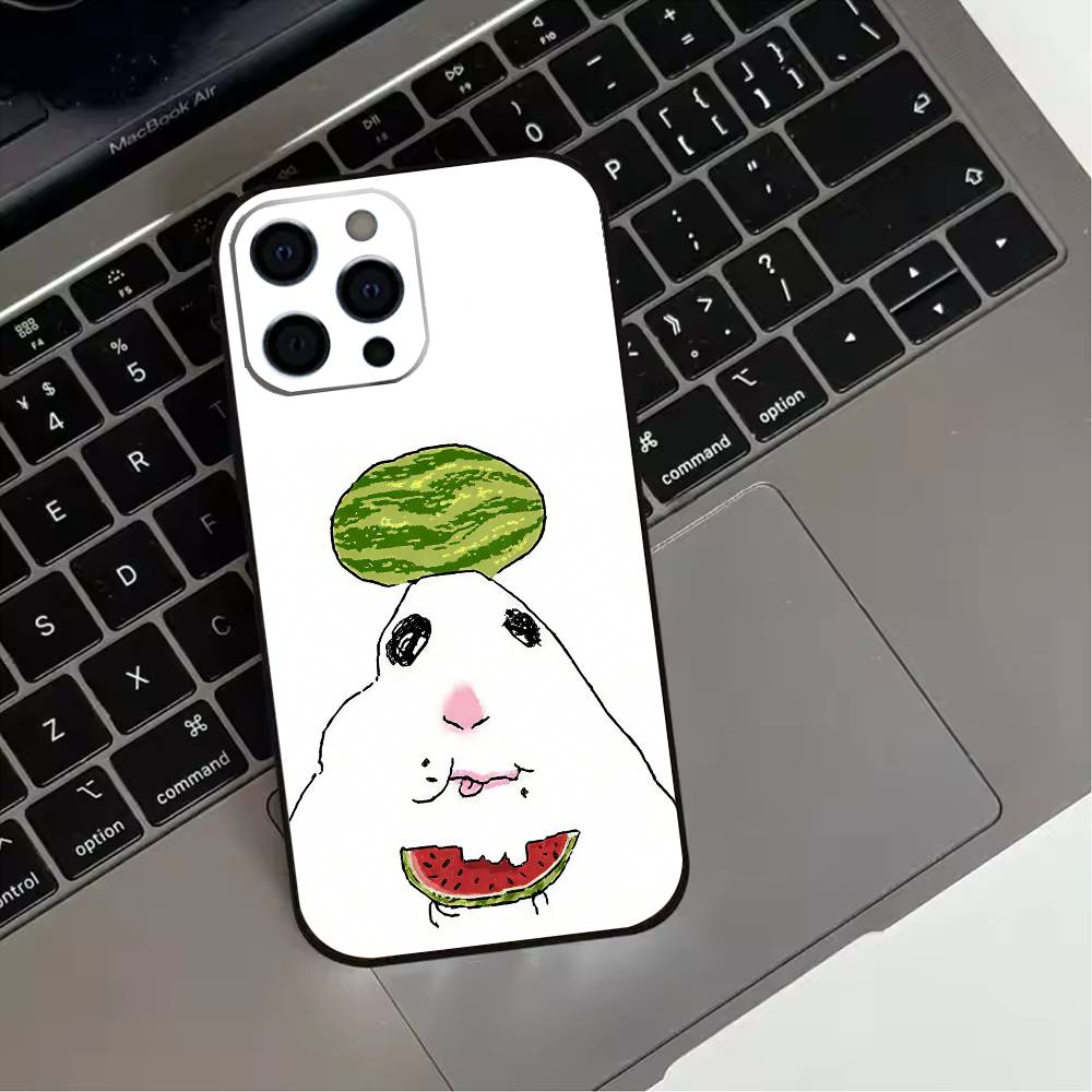 

goofy hamster Phone Case For iPhone 17,16,15,14,13,12,11 Plus,Pro Max,XS,Soft Silicone Black Cover iPhone17